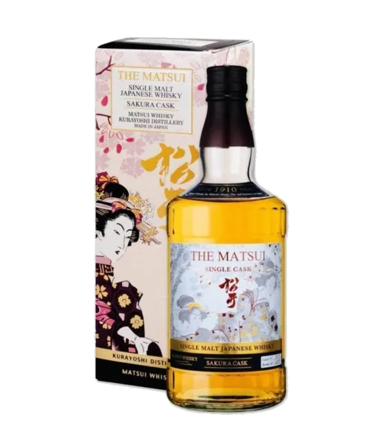 The Matsui Sakura Cask 318, fles bij slijterij t Bockje in Bathmen