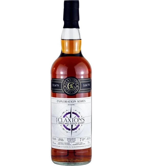 Claxton’s Exploration Series Tomintoul 2014 8 Years Old, fles bij slijterij t Bockje in Bathmen
