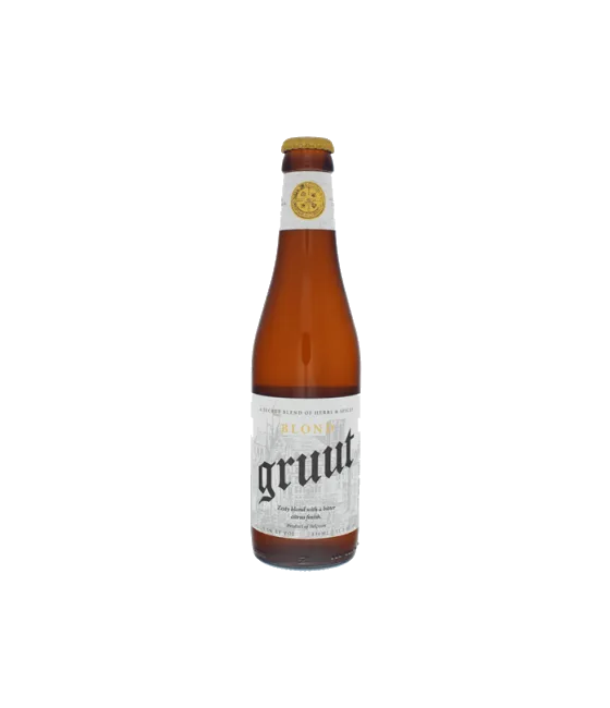 Gruut Blond, fles bij slijterij t Bockje in Bathmen