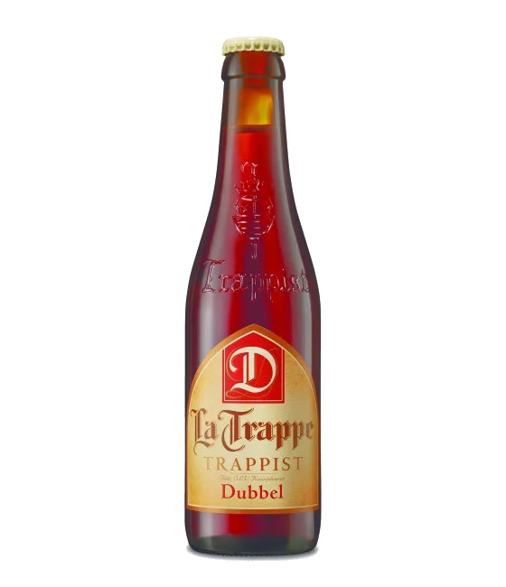 La Trappe Trappist Dubbel, fles bij slijterij t Bockje in Bathmen