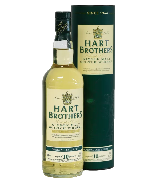 Hart Brothers Braeval 10 Years Old 2013, fles bij slijterij t Bockje in Bathmen