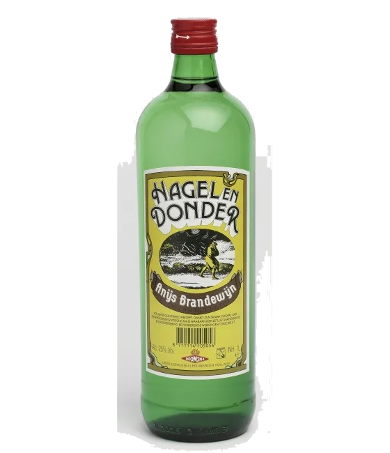 Boomsma Hagel & Donder, fles bij slijterij t Bockje in Bathmen