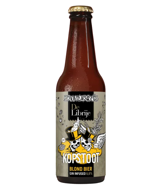 Brouwersnos Librije’s Kopstoot, fles bij slijterij t Bockje in Bathmen