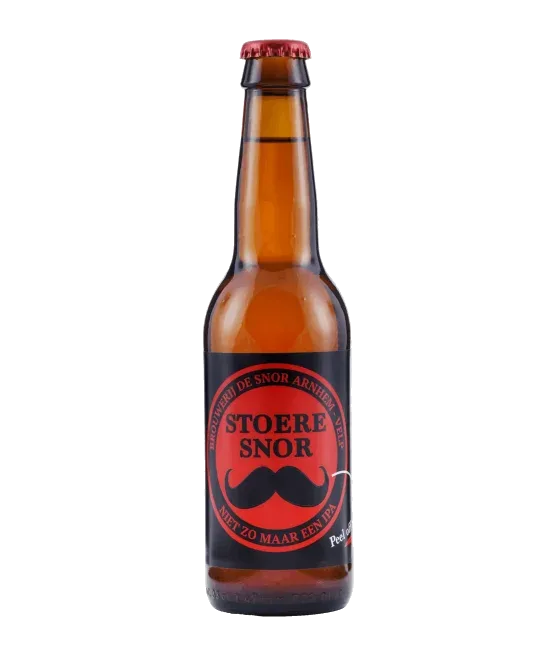 Brouwerij De Snor Stoere Snor, fles bij slijterij t Bockje in Bathmen