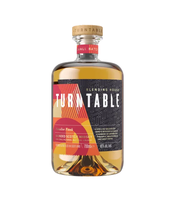 Turntable Paradise Funk, fles bij slijterij t Bockje in Bathmen