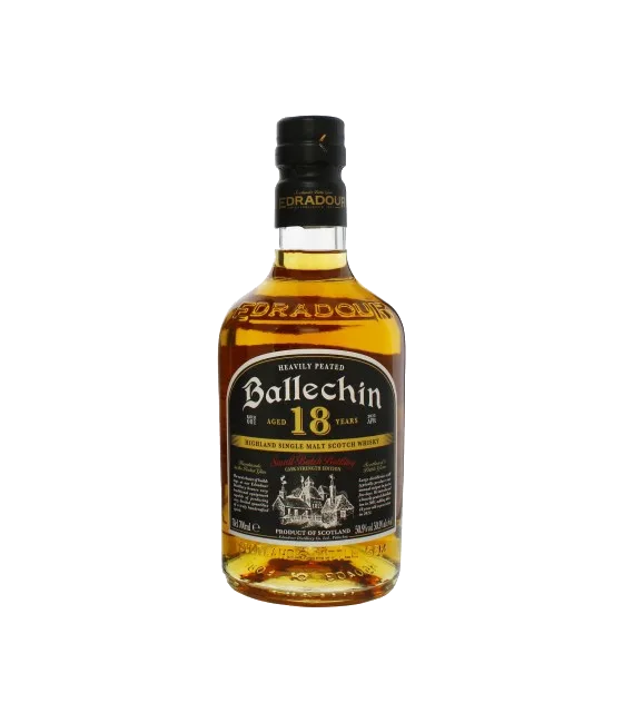 Ballechin 18 YO Cask Strength, fles bij slijterij t Bockje in Bathmen