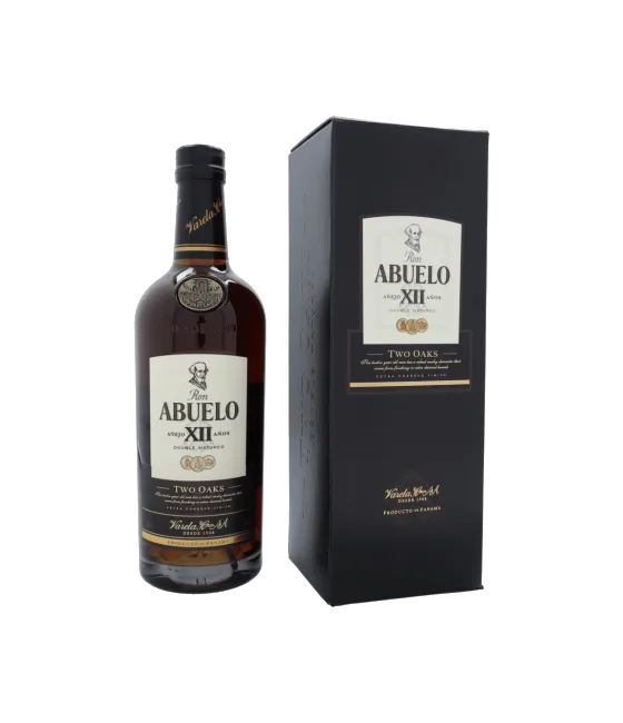 Ron Abuelo Rum 12 Years Two Oaks, fles bij slijterij t Bockje in Bathmen