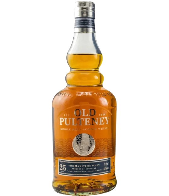 Old Pulteney The Maritime Malt 25 Years Old, fles bij slijterij t Bockje in Bathmen