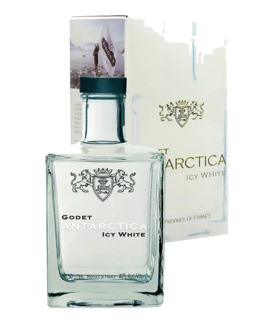 Godet Antarctica Icy White, fles bij slijterij t Bockje in Bathmen