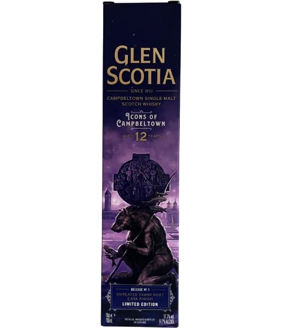 Glen Scotia 12 Years Old Icons of Campbeltown No.3 The Wulver, fles bij slijterij t Bockje in Bathmen