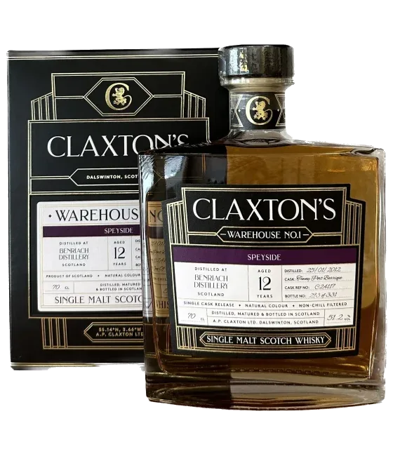 Claxton’s Speyside Benriach 12 Years Old