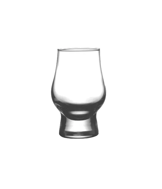 Perfect dram glas klein 9cl., fles bij slijterij t Bockje in Bathmen