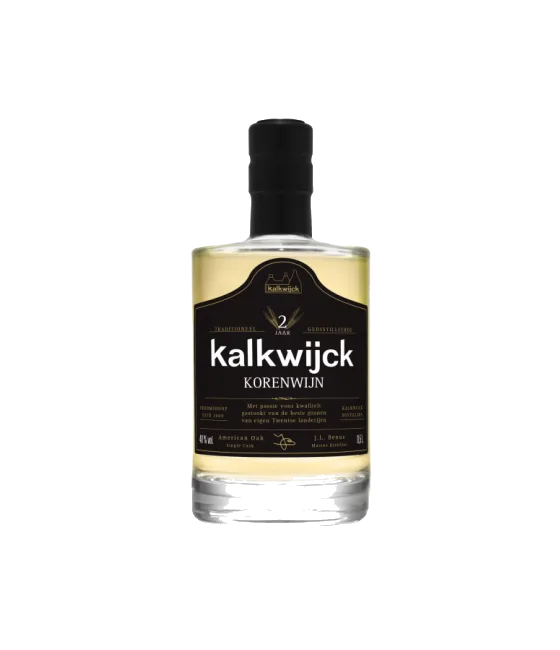 Kalkwijck Korenwijn 2 Jaar Oud American Oak, fles bij slijterij t Bockje in Bathmen