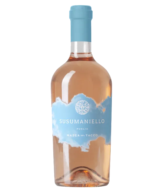 Masca del Tacco Susumaniello Rosato, fles bij slijterij t Bockje in Bathmen