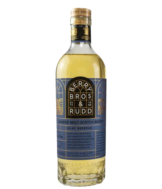 Berry Bros & Rudd Blended Malt Scotch Whisky Islay Reserve, fles bij slijterij t Bockje in Bathmen