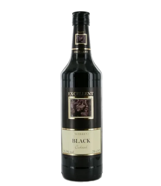 Excellent Cocktail Black = Drop, fles bij slijterij t Bockje in Bathmen