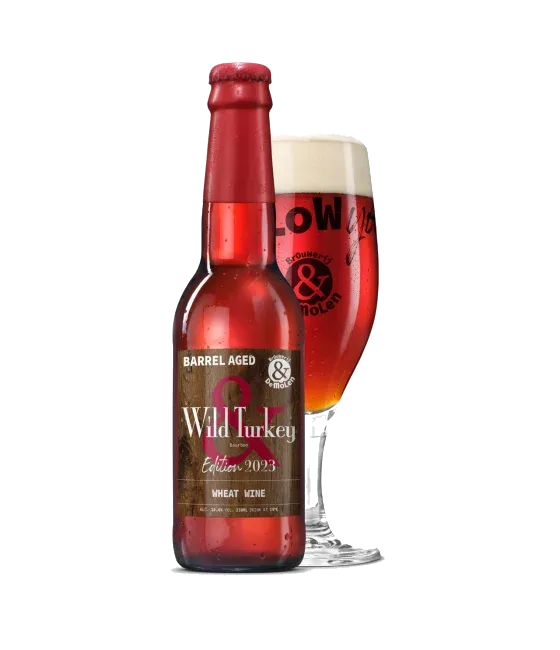 Brouwerij De Molen Wild Turkey Wheat Wine 2023, fles bij slijterij t Bockje in Bathmen