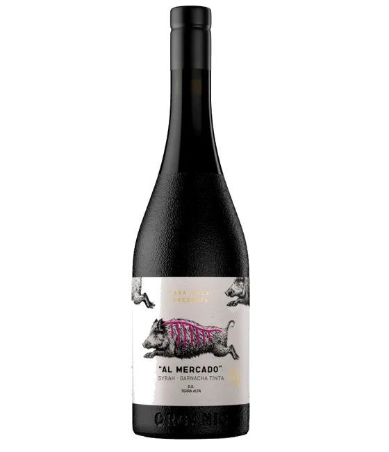 Al Mercado Syrah – Garnacha Tinta, fles bij slijterij t Bockje in Bathmen