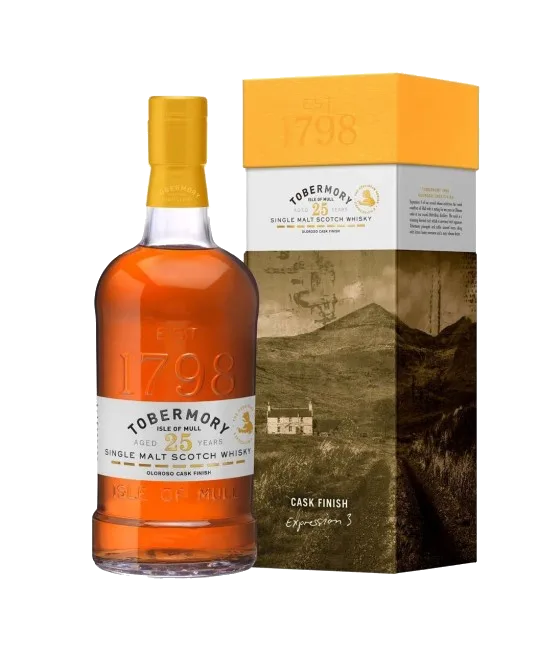 Tobermory 25 Years Old the Hebridean Series Part 3, fles bij slijterij t Bockje in Bathmen