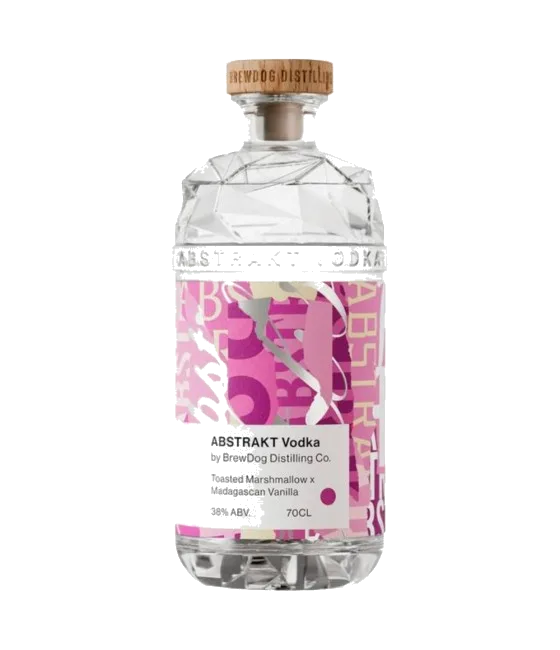 BrewDog Abstrakt Marshmallow & Vanille Vodka, fles bij slijterij t Bockje in Bathmen