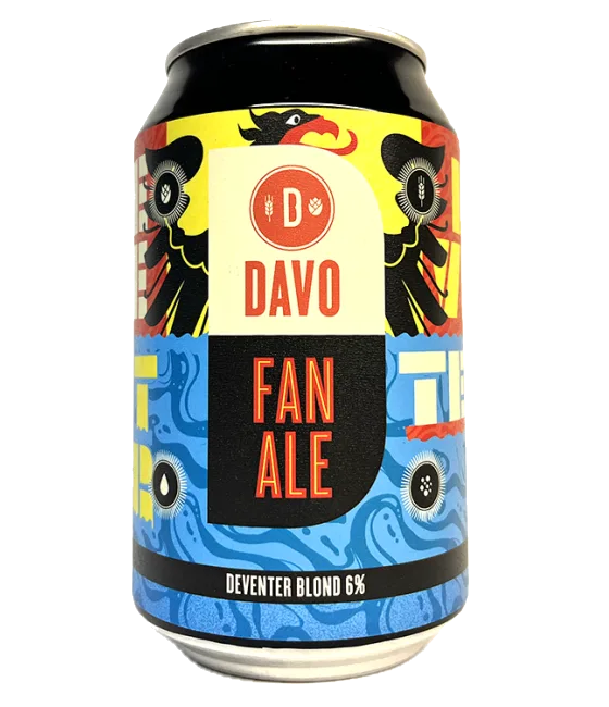 Davo Fan Ale Deventer Blond, fles bij slijterij t Bockje in Bathmen