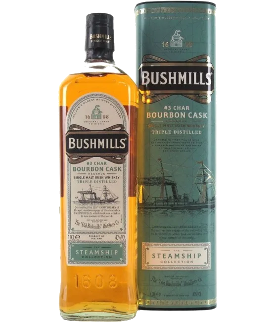 Bushmills Steamship Collection Bourbon Cask, fles bij slijterij t Bockje in Bathmen