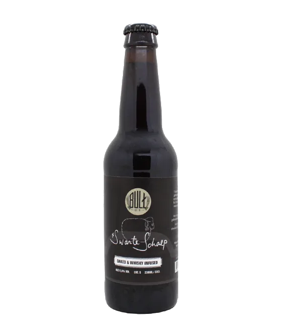 Brouwerij de Bult ’t Swarte Schaep ’24 Oaked & Whisky Infused, fles bij slijterij t Bockje in Bathmen