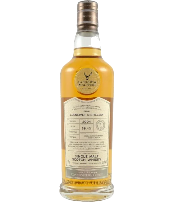 Gordon & MacPhail Glenlivet 2004 17 Years Old, fles bij slijterij t Bockje in Bathmen