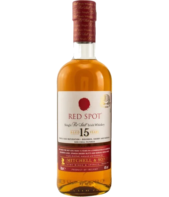 Red Spot 15Y, fles bij slijterij t Bockje in Bathmen
