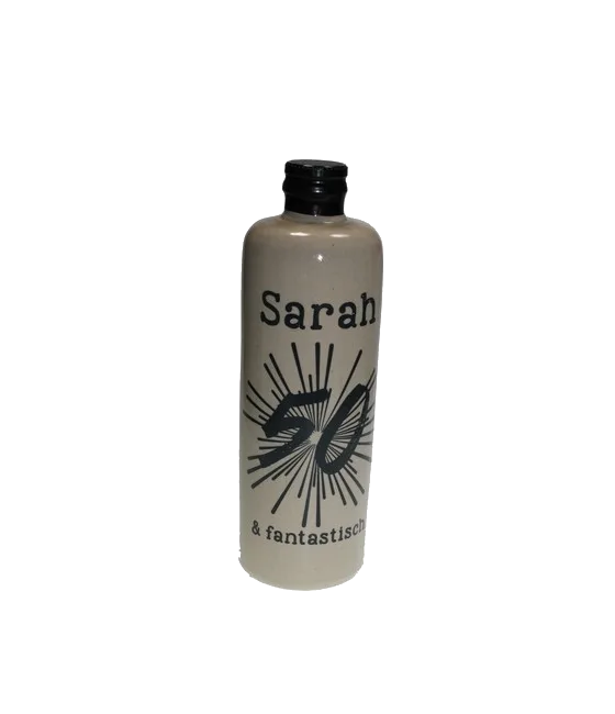 Sarah 50 & Fantastisch, fles bij slijterij t Bockje in Bathmen