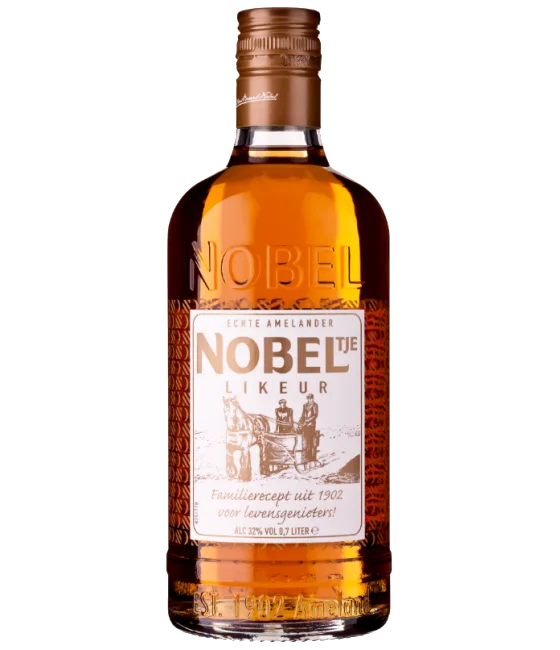 Nobeltje van Ameland, fles bij slijterij t Bockje in Bathmen