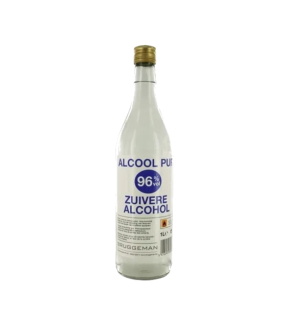 Alcool 96%, fles bij slijterij t Bockje in Bathmen