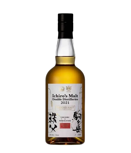Ichiro’s Malt Double Distilleries 2021, fles bij slijterij t Bockje in Bathmen