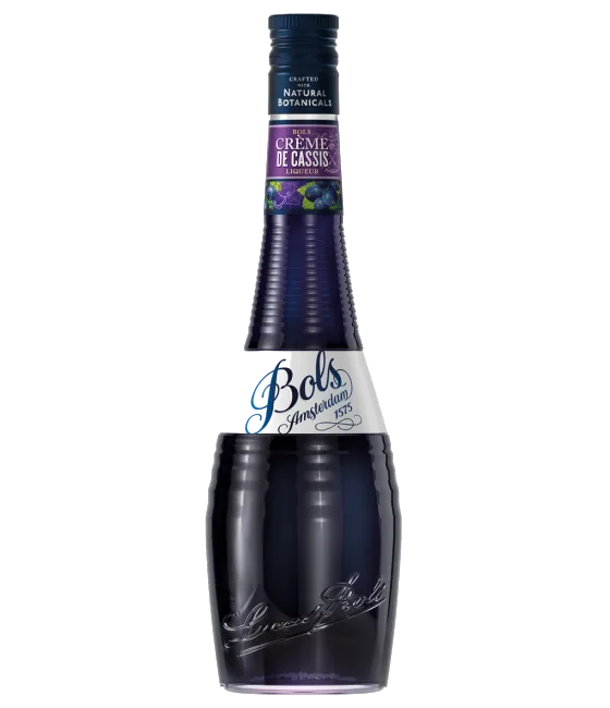 Bols Crème de Cassis, fles bij slijterij t Bockje in Bathmen