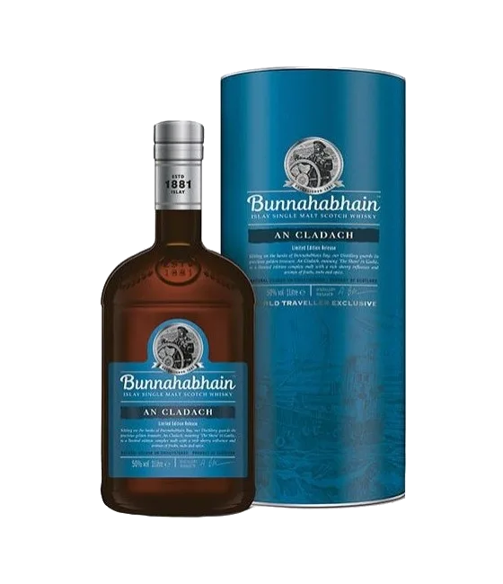 Bunnahabhain An Cladach, fles bij slijterij t Bockje in Bathmen