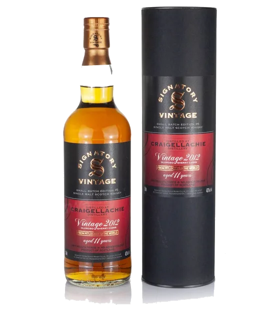 Signatory Small Batch Craigellachie 2012, fles bij slijterij t Bockje in Bathmen