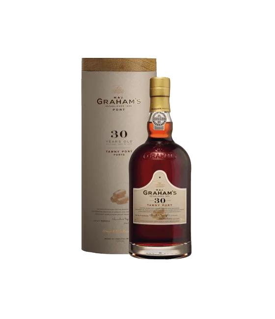 Graham’s 30 Year Old Tawny Port (in luxe tube), fles bij slijterij t Bockje in Bathmen