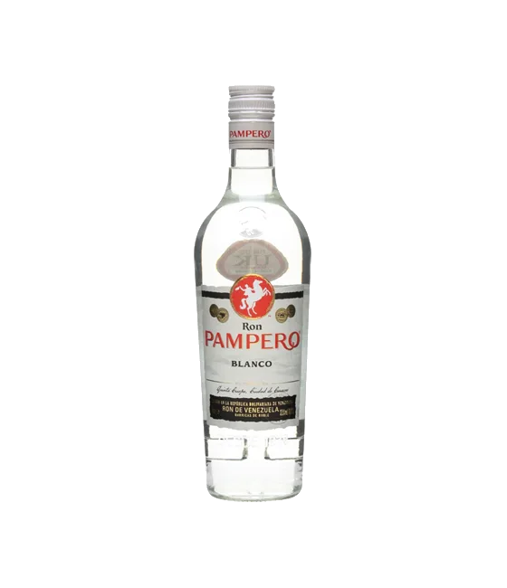 Pampero Blanco, fles bij slijterij t Bockje in Bathmen