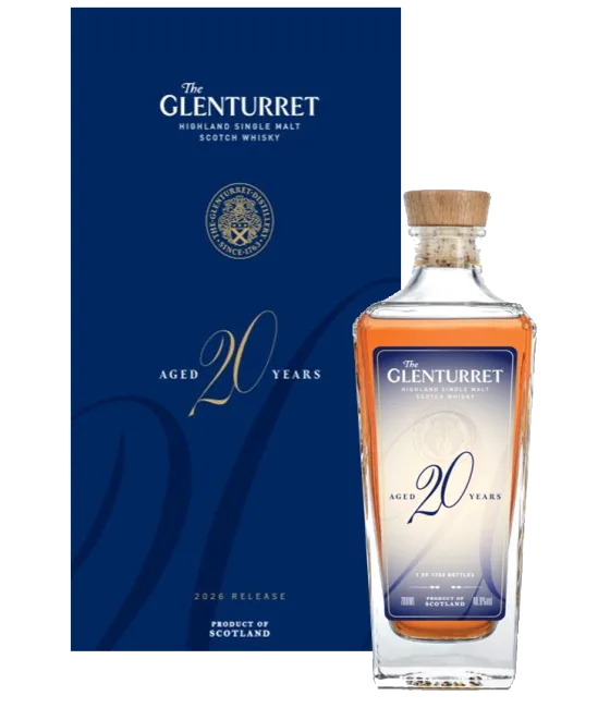 The Glenturret 20 Years Old 2026 Release, fles bij slijterij t Bockje in Bathmen