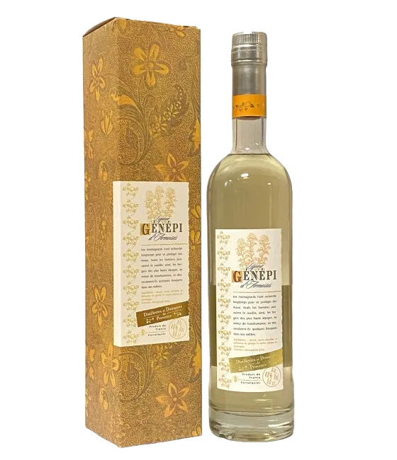 Génépi d’Armoises Liqueur, fles bij slijterij t Bockje in Bathmen
