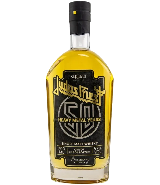 St. Kilian Judas Priest 50 Heavy Metal Years, fles bij slijterij t Bockje in Bathmen