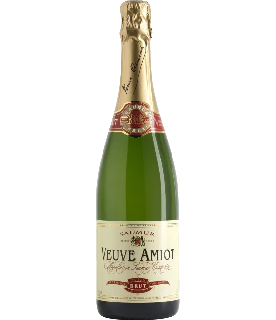 Veuve Amiot Brut, fles bij slijterij t Bockje in Bathmen