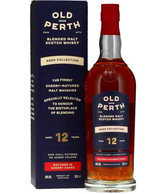 Old Perth 12 Years Old Blended Malt Aged Collection, fles bij slijterij t Bockje in Bathmen