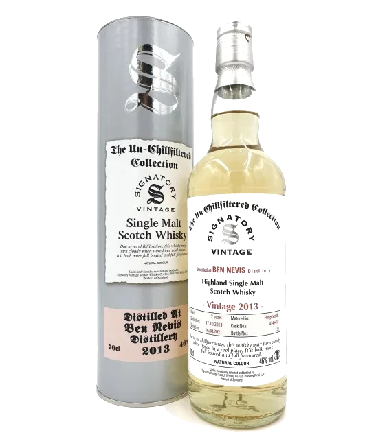 Signatory Ben Nevis 7Y 2013, fles bij slijterij t Bockje in Bathmen