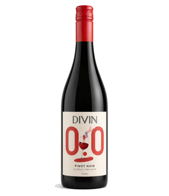 Divin Pinot Noir 0.0, fles bij slijterij t Bockje in Bathmen