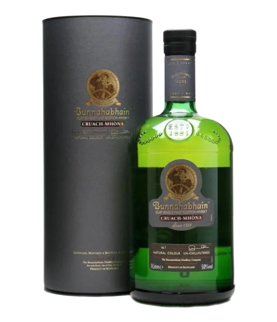 Bunnahabhain Cruach Mhòna, fles bij slijterij t Bockje in Bathmen