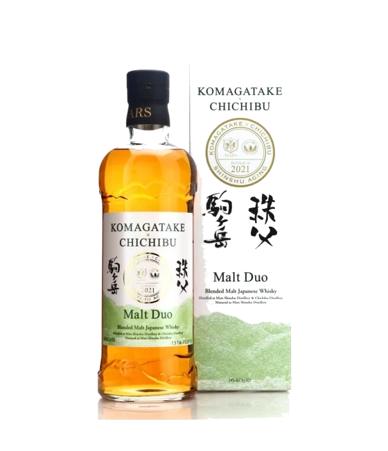 Mars Komagatake × Chichibu Malt Duo 2021, fles bij slijterij t Bockje in Bathmen