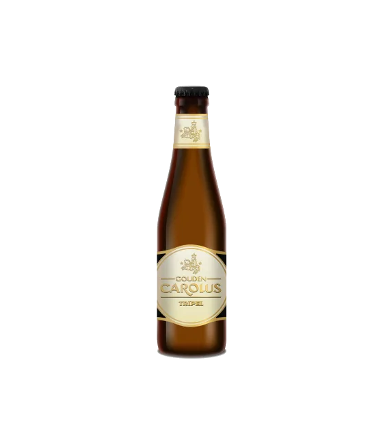 Gouden Carolus Tripel, fles bij slijterij t Bockje in Bathmen