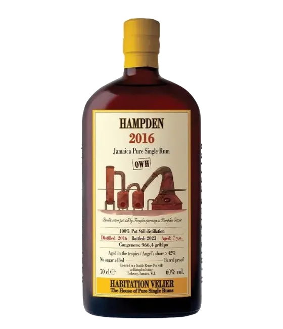 Habitation Velier Hampden 7 Years Old 2016, fles bij slijterij t Bockje in Bathmen