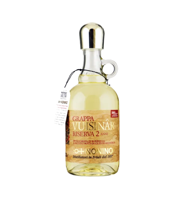 Nonino Grappa Vuisinar, fles bij slijterij t Bockje in Bathmen
